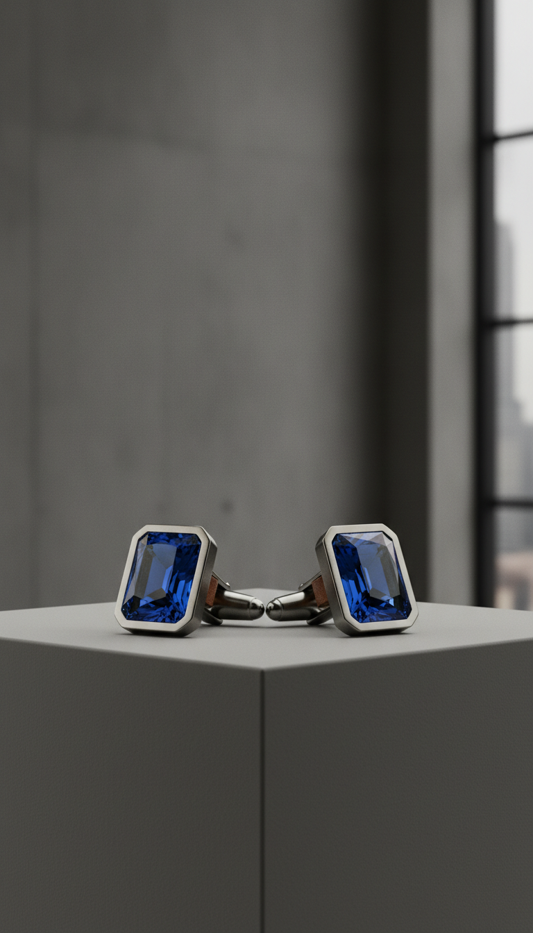 Limited-Edition Sapphire Cufflinks