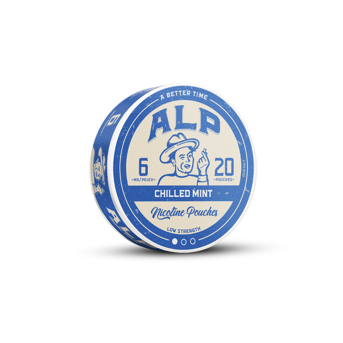 ALP Chilled Mint nicotine pouches 6mg tin